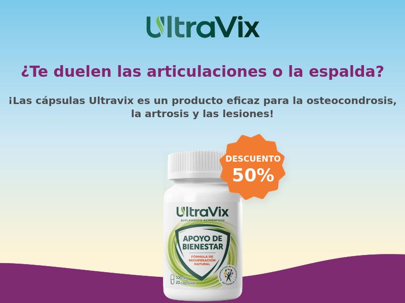 Ultravix 590 MXN - ARTHRITIS PRODUCT HOLD
