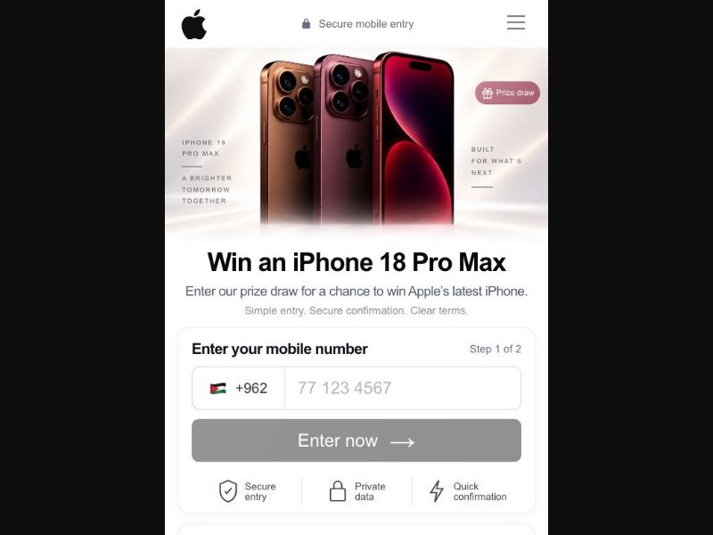39044 - JO - [MOB] - Win iPhone 18 (non-billable) - PIN