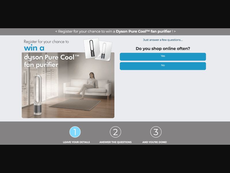 UK - Quiztionnaire - Dyson Pure Cool FB - (CPL)
