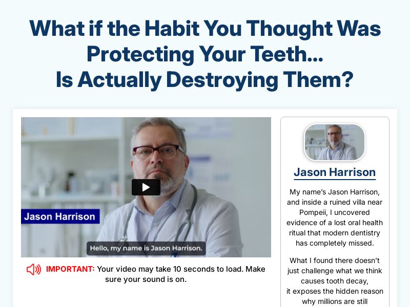 Dentavive Teeth Health - TSL & VSL & DTC [INTL] (Banner,Native,Social,Search,SEO,Brand Bidding) - CPA