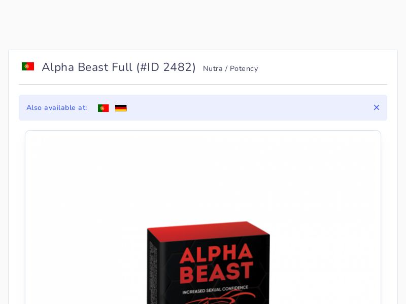 Alpha Beast Full