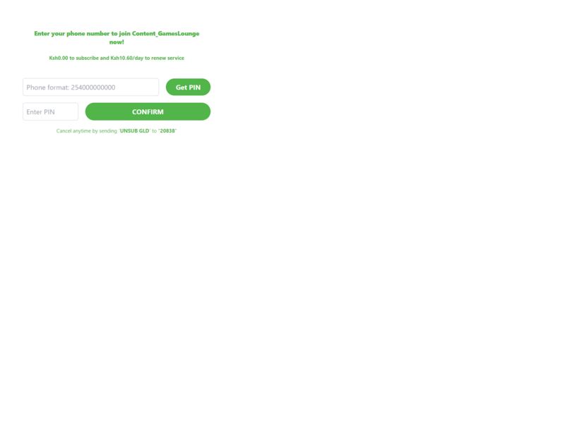 Gameslounge Safaricom