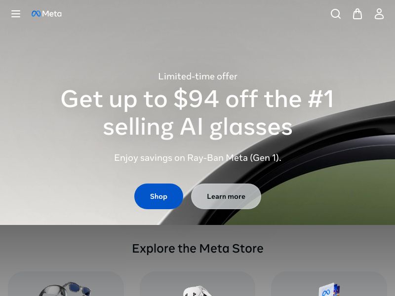 Meta - AI Glasses - RevShare (US,CA,UK + more)