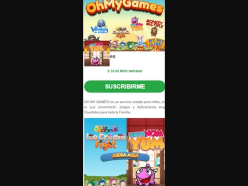 36511 - MX - [MOB] - OhMyGames - Telcel - 1Click