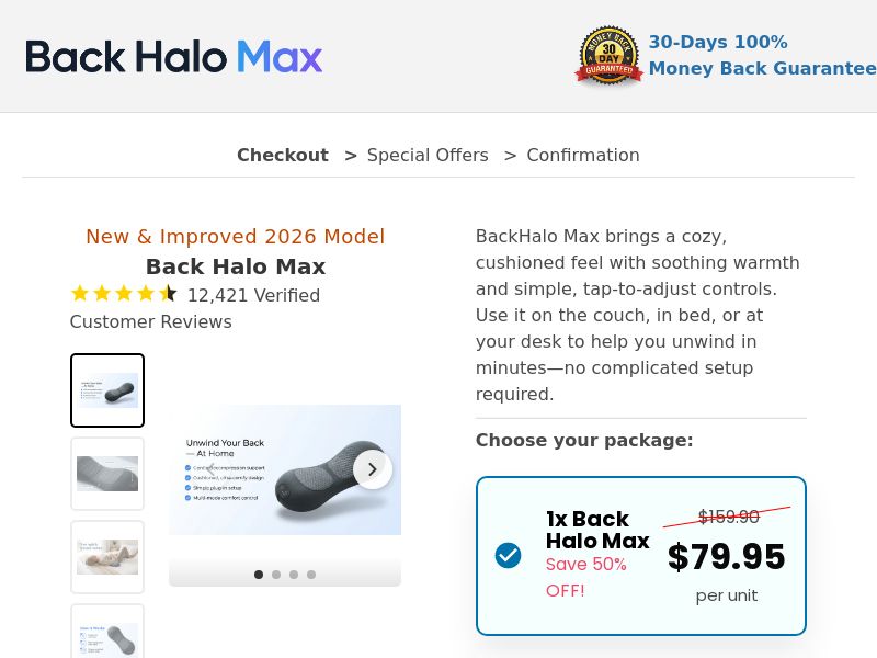 Back Halo Max - DTC [US,UK,AU,FR] (Social,Banner,Native,Push,SEO,Search,Brand Bidding) - CPA