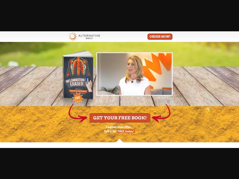Alternative Daily Inflammation Erased Book - VSL - eComm / Other - Trial - NO SEO - [US]