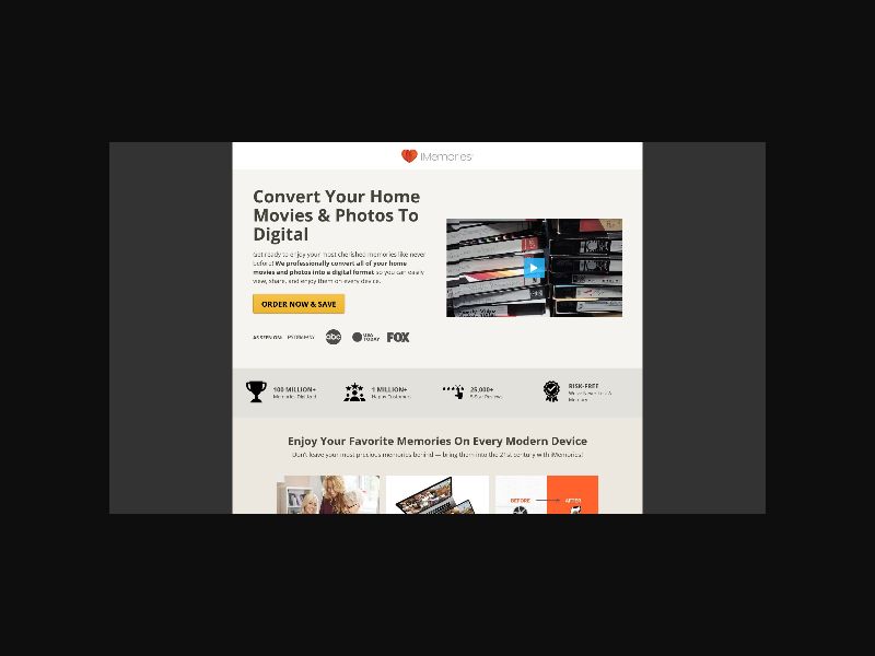 iMemories - Digitizing Service - CPS (US,CA)