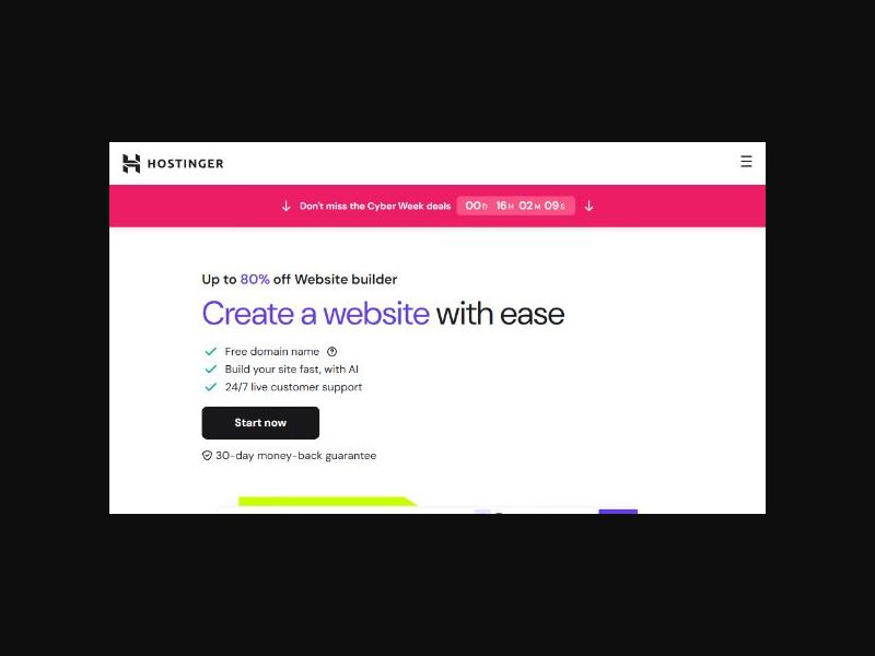 Hostinger - Web Hosting - RevShare (US)