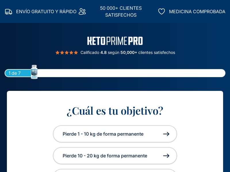 Keto Prime Pro | ES | Landers | High Pricing