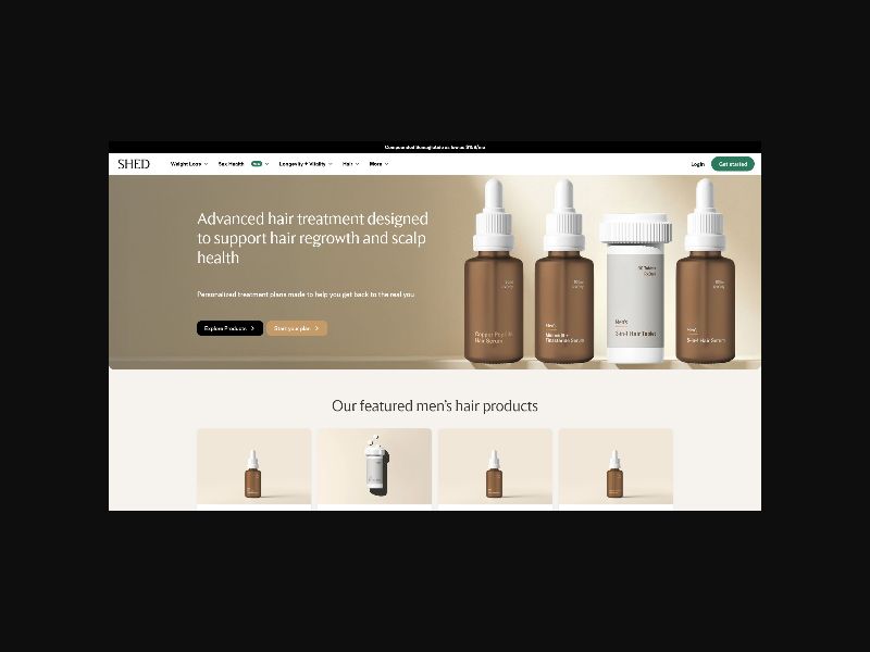 ShedRX - Men's Hair Loss - CPS (US)