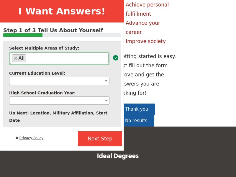 Ideal Degrees - (Proof Needed)