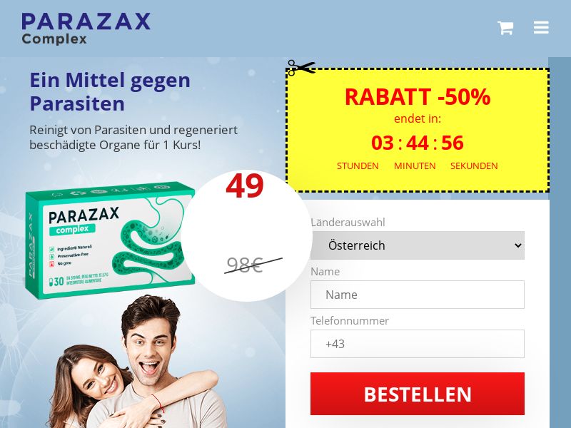 Parazax Complex EU - ANTI-PARASITE CAPS