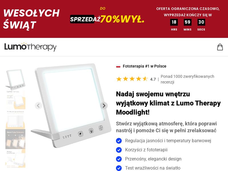 ! NEW OFFER - Lumo Therapy - DTC [PL] (Social,Banner,Native,Push,SEO,Search,Brand Bidding) - CPA