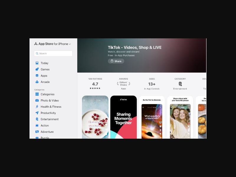 TikTok for Users - CPA (US) [iOS Only]