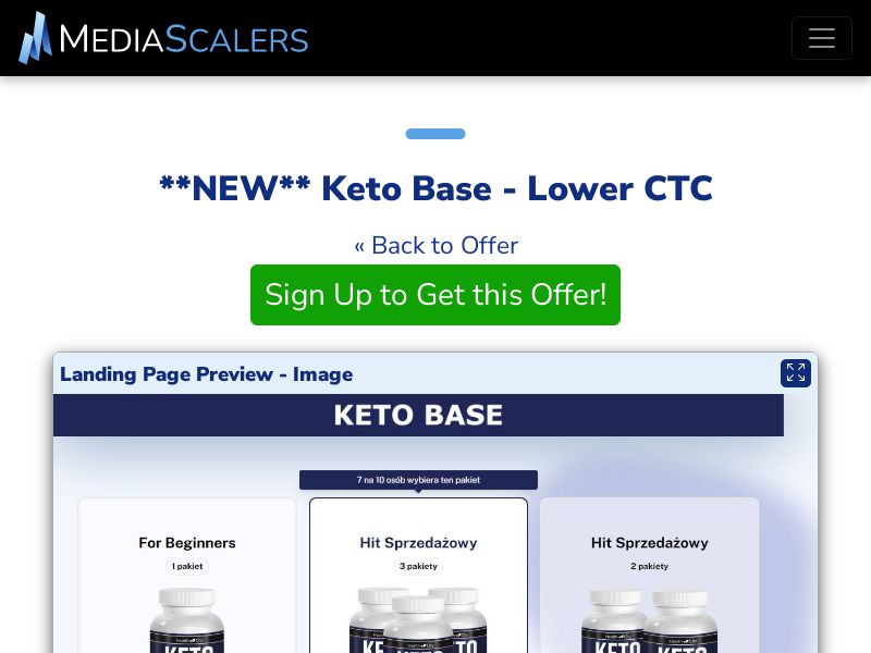 Keto Base - Lower CTC {+DTC} (Event Tracking) [PL]