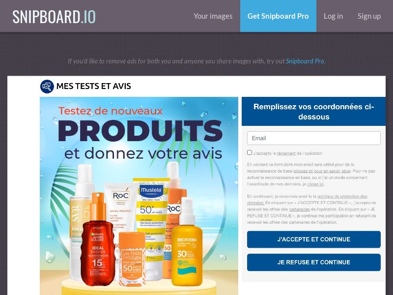 Mes Tests Et Avis - Sunscreen FR - SOI *PREFILL*