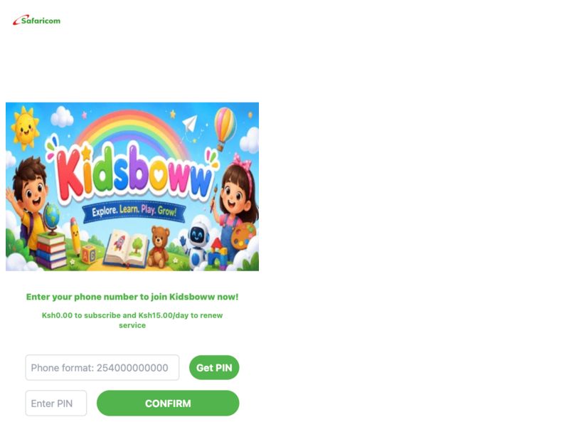 Kidsboww Mfilter Safaricom