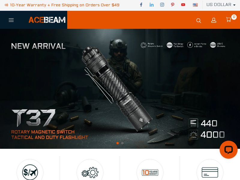 ACEBEAM Flashlight - HK