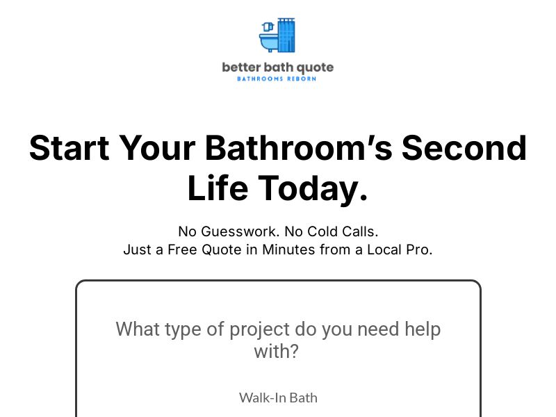 Better Bath Quote - RevShare | US