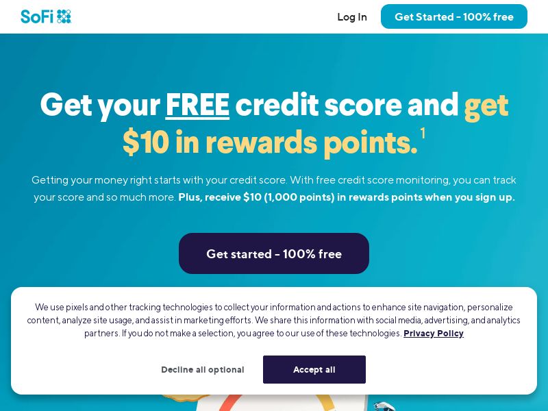 SoFi Free Credit Score - US