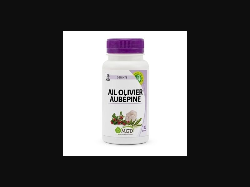 Ail Olivier Aubepine - capsules for hypertension