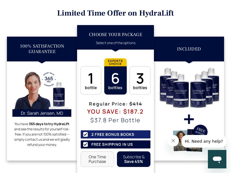 Pureance HydraLift Hair Treatment - TSL & TSL [US] (Native,Social,SEO) - CPA {SubID Approval Required}