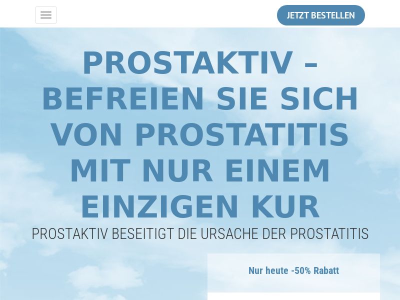 ProstAktiv EU - Remedy for prostatitis