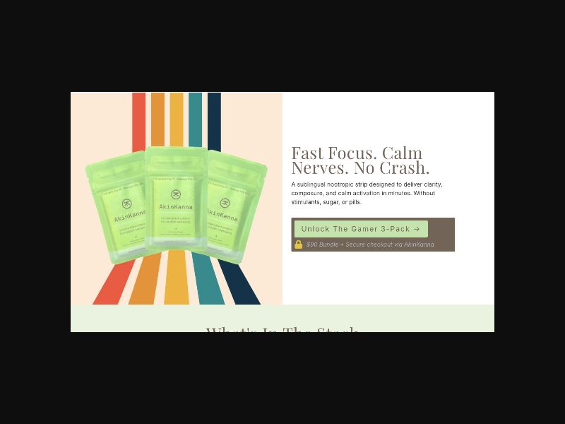 AkinKanna - Focus and Calming Strips - CPS (US)