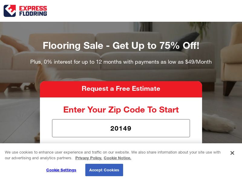 Express Flooring Quotes - US - (Proof Needed)