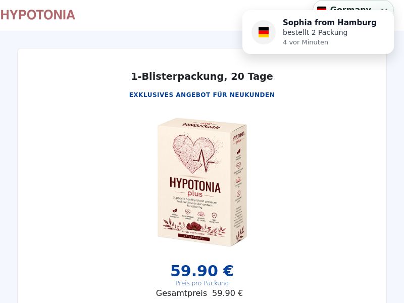 Hypotonia Blood Pressure V5 - DTC [Multi-GEO] (Social,Banner,Native,Push,SEO,Search) - CPA {No BrandBidding}