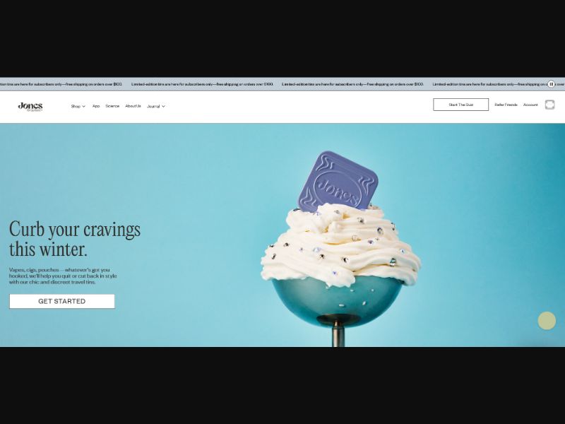 Quit with Jones - Nicotine To Quit Vaping - RevShare (US)