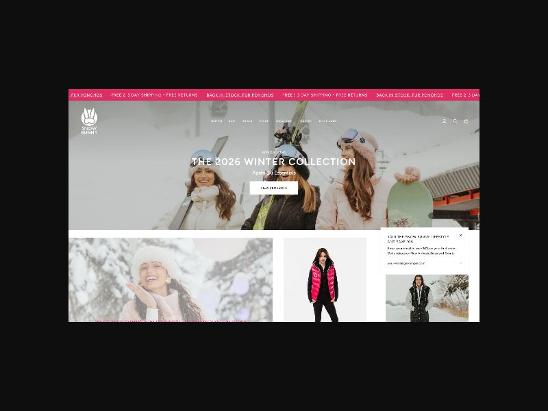 Snow Bunny - Winter Fashions - RevShare (US) {Incent Only}
