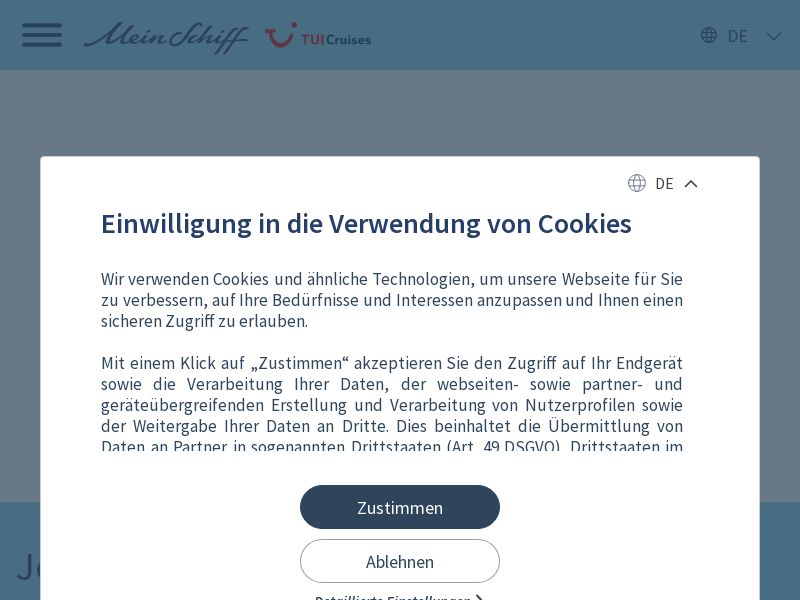 Meinschiff.com Travel CPS - Multiple Geos