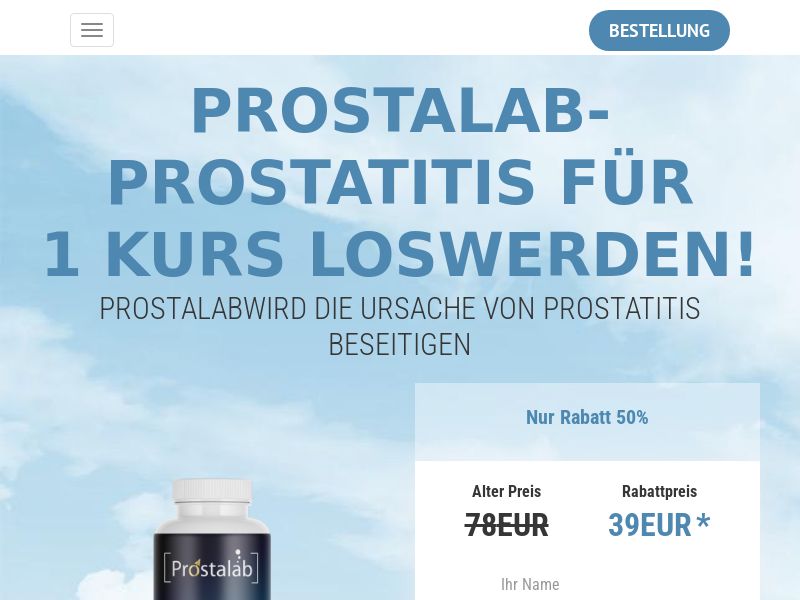 Prostalab 39 EUR DE - prostatitis