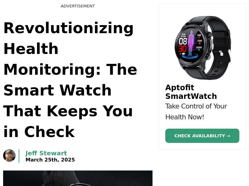 ! NEW OFFER - Aptofit Smart Watch [US] (Social,Banner,Native,Push,SEO,Search,Brand Bidding) - CPA