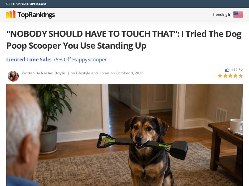 HappyScooper Pooper Scooper - Advertorial [INTL] (Social,Banner,Native,Push,SEO,Search,Brand Bidding) - CPA