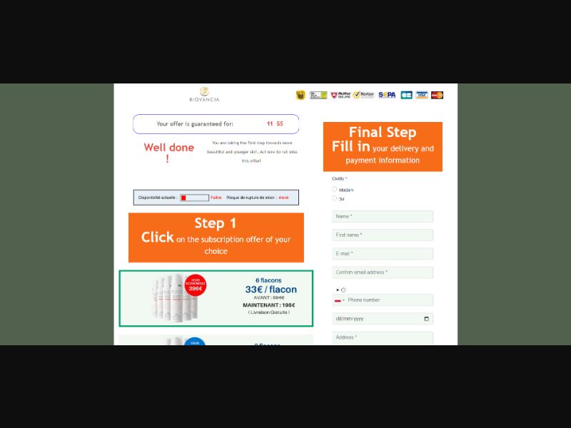 [WEB+MOB] Biovancia - Juvecia /FR CPS *FB Pixel*