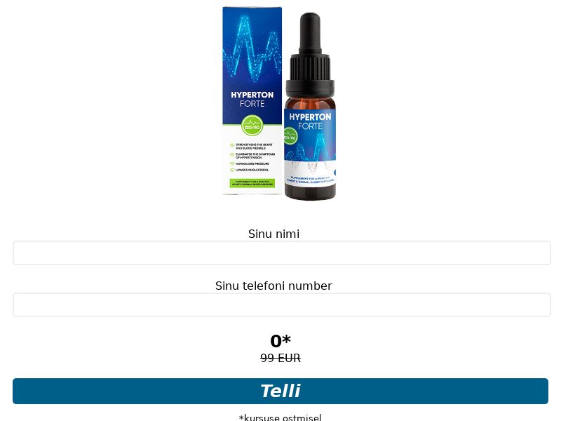 HYPERTON Drops 30 ml free free EE - PRESSURE STABILIZING PRODUCT