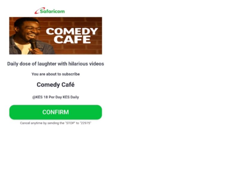 Comedy Cafe Safaricom