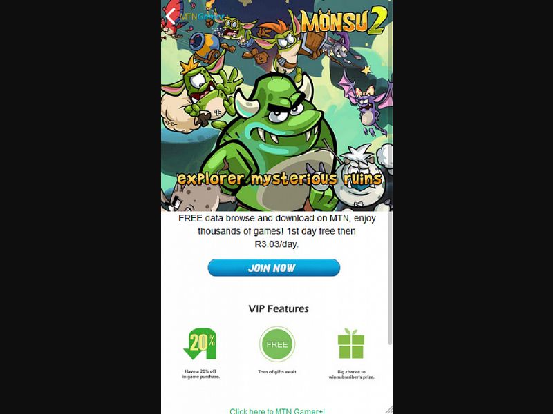 [MOB] Gamer /ZA [MTN] - 2 Click