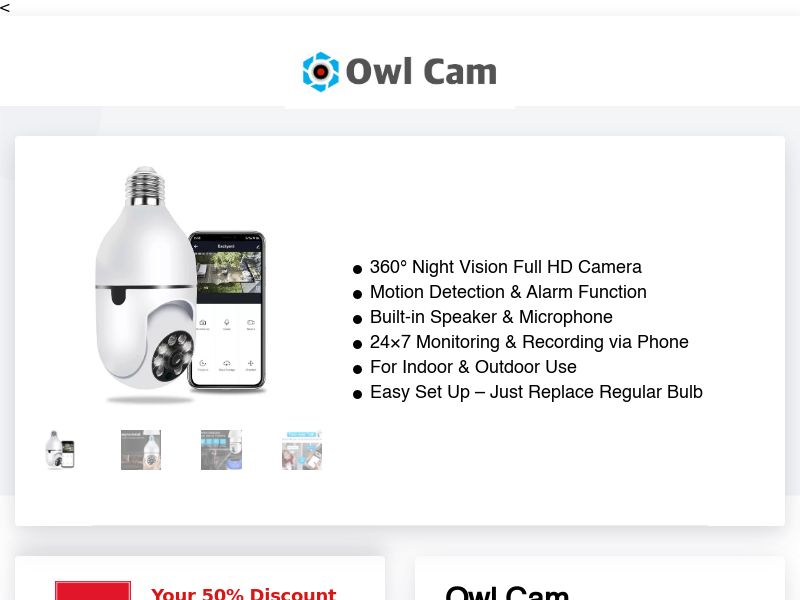 Owl Cam (PPS) - eCommerce - WW (SEO/Brand Bidding Allowed) 