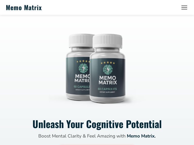 ! NEW OFFER - Memomatrix Cognitive Boost [US,AU,UK,CA,NZ] (Social,Banner,Native,Push,SEO,Search,Brand Bidding) - CPA