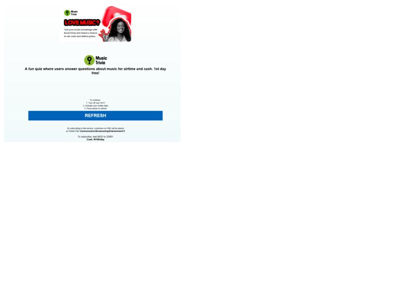 music Trivia Airtel