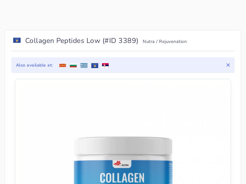 Collagen Peptides Low
