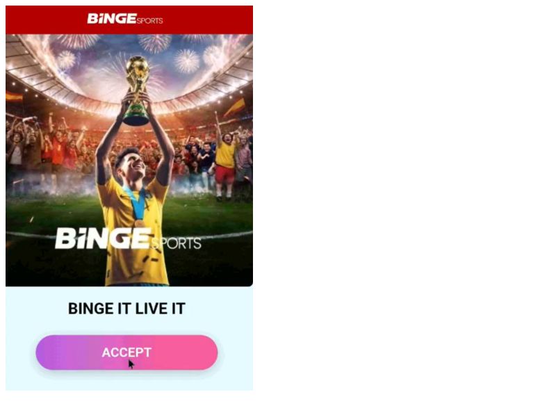 Binge Sports 5 Vodafone