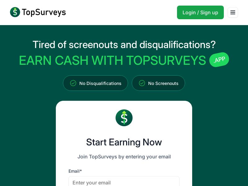 TopSurvey - DOI + Profile Complete CPL [US]