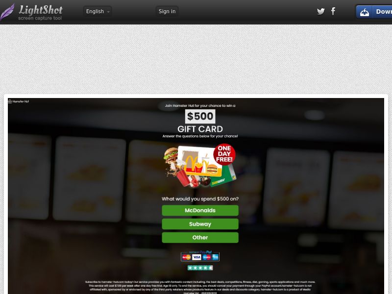 McDonalds - PayPal Flow - SOI | US