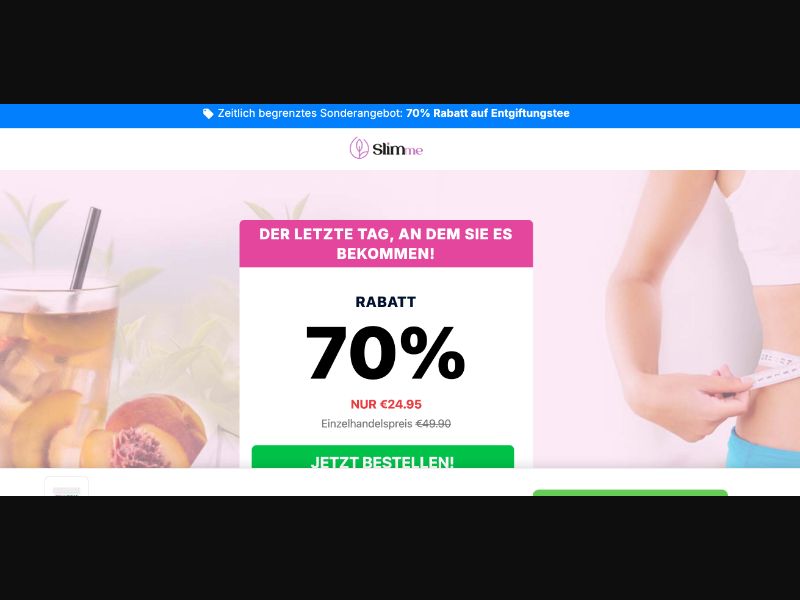 [WEB+MOB] SlimMe Detox Tea - CTC £24,95 /UK CPS
