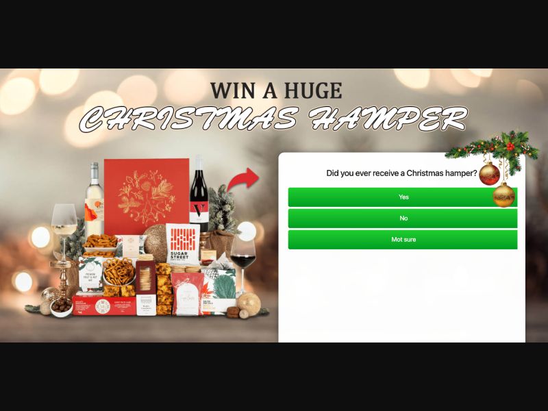 AU - Quiztionnaire - Christmas hamper (Christmas) - (CPL)