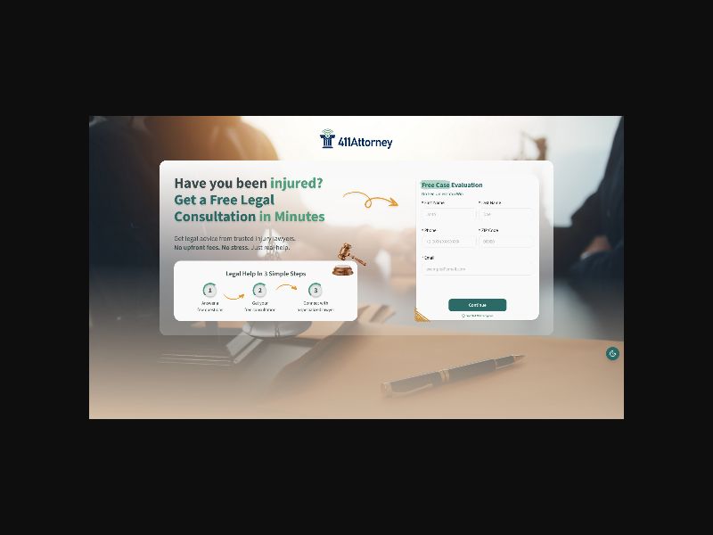 411Attorney - Personal Injury - RevShare (US)
